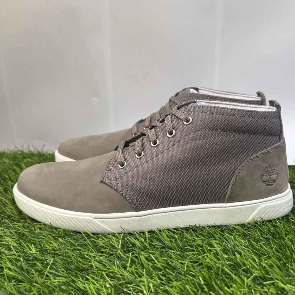 Timberland Groveton Chukka A1GIF Grey Nubuck Men 9.5 US New No Box